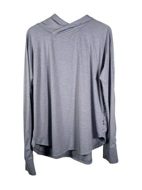 REI Co-op Sahara Shade Hoodie Women 2XL Blue Gray UPF 50 Pullover Sun Shirt
